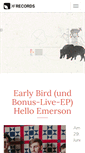 Mobile Screenshot of kfrecords.de
